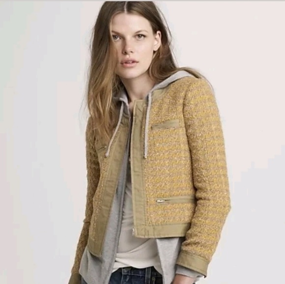 J. Crew Jackets & Blazers - J.Crew tweed wool crop jacket